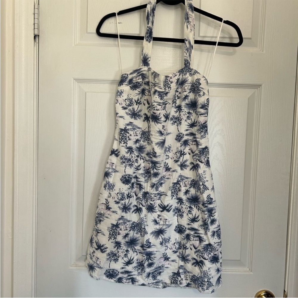 Abercrombie Blue and White Summer Dress